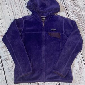 Patagonia Women’s Deep Purple Fleece Hoodie